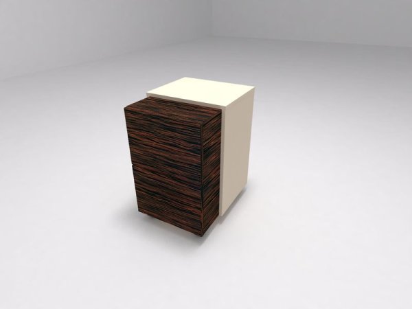 Тумба на колесиках Brix BR.00.35 410x560x650 (Бежевый (акрил))