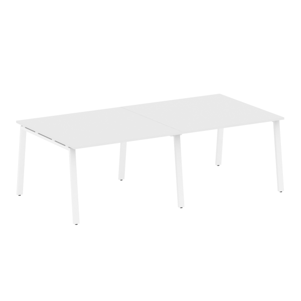 Стол для переговоров (2 столешницы) на А-образном м/к Metal System Style БА.ПРГ-2.2 2400x1235x750