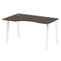 Стол криволинейный левый Metal System Style БА.СА-2 Л 1400x900x750