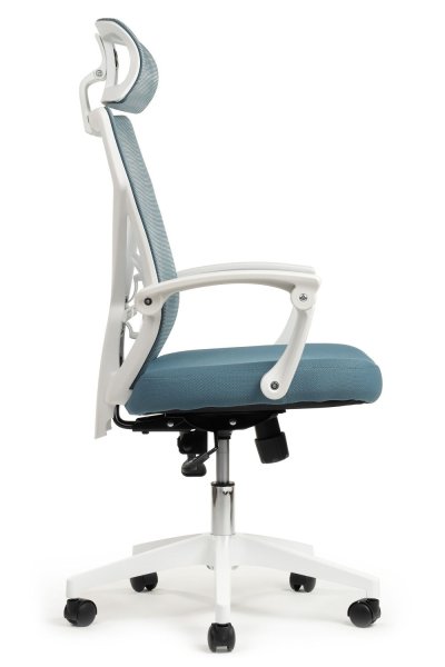 OLIVER W-203 AC Белый пластик_Синяя сетка (2)