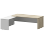 Стол руководителя левый Кортез KZP-22L 2200x2000x750