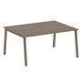 Стол для переговоров (1 столешница) на А-образном м/к Metal System Style БА.ПРГ-1.4 1600x1235x750
