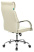 Кресло руководителя T-8010N слоновая кость OR-10 эко.кожа крестов. металл хром