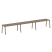 Рабочая станция на 3 рабочих места на А-образном м/к Metal System Style БА.СМ-3.4 4800x720x750