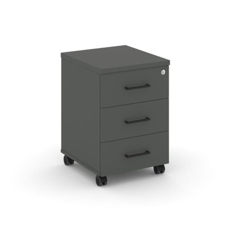 Тумба мобильная 3 ящика стандартные колеса SN.TM-002 (416х460х611)