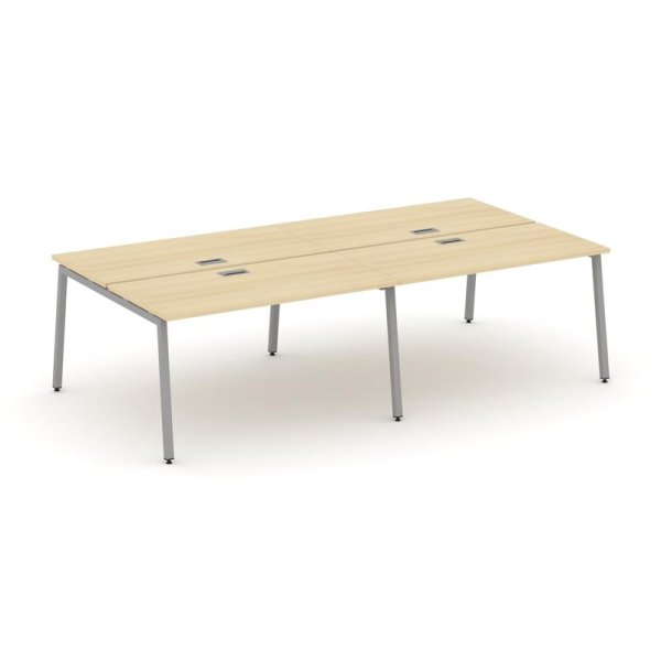 Рабочая станция 2-х сторонняя SN-4A.DRS-044 (3160х1432х750) (Акация Лорка/Металл Серый)