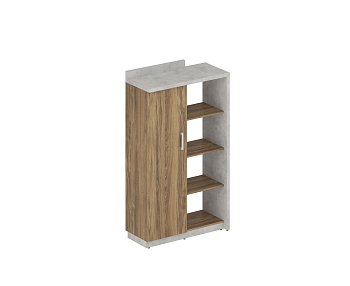 Шкаф (Комплект № 1 Wood&Stone СФ-534101 + СФ-535113 1037x454x1770