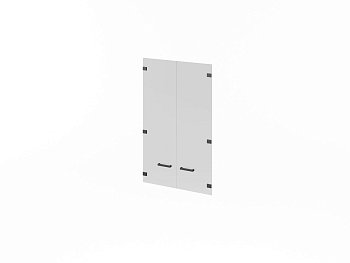 Двери средние стеклянные тонированные L-022 706х4х1136