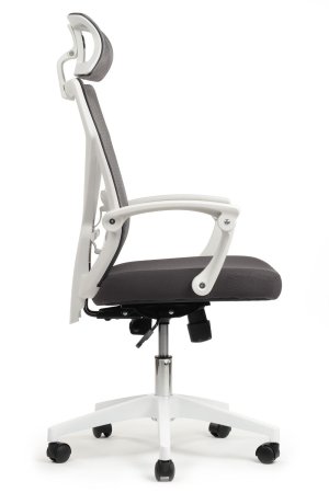 Офисное кресло Oliver RCH W-203AC Белый пластик | Серый (Серый | Белый)