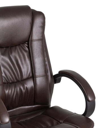 Кресло руководителя TopChairs Atlant коричневое (Компьютерное кресло Atlant коричневый)