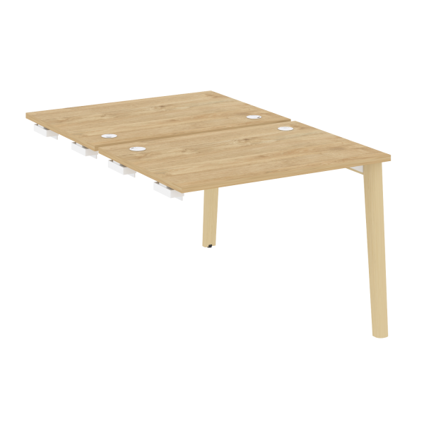 Стол-приставка двойной на деревянных опорах Onix Wood OW.D.SPR-1.7 980x1475x750