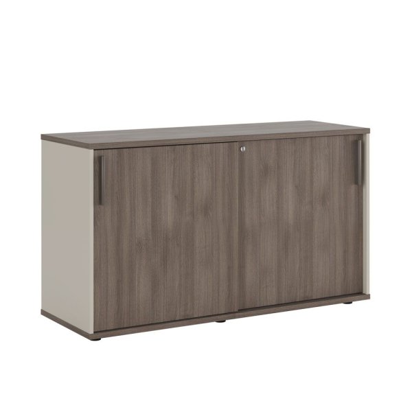 Тумба с раздвижными фасадами New Line NLN36334631 1466x510x750 (Дуб шамони темный)
