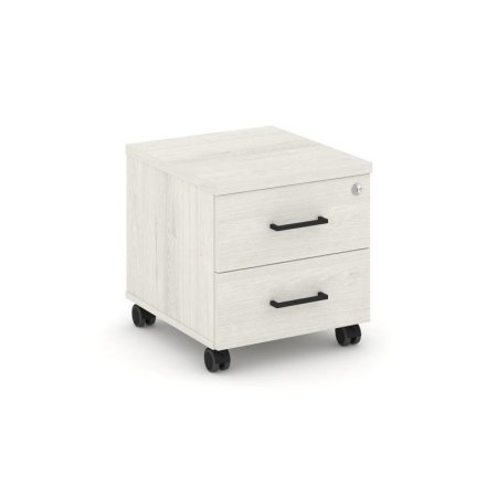 Тумба мобильная 2 ящика стандартные колеса SN.TM-001 (416х460х437)