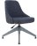 Кресло CH-340GLZ синий экомех крестов.4-луч. пластик пластик серый