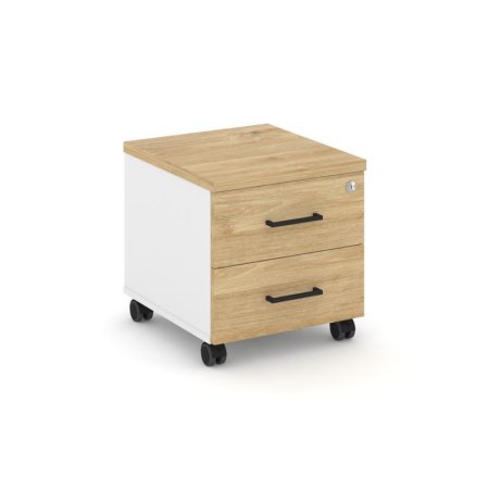 Тумба мобильная 2 ящика стандартные колеса SN.TM-001 (416х460х437)