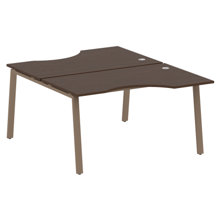 Рабочая станция криволинейная Metal System Style БА.РАС-СА-2.2 1400x1835x750