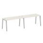 Рабочая станция на 2 рабочих места на А-образном м/к Metal System Style БА.СМ-2.3 2800x720x750