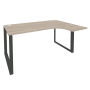 Стол эргономичный правый на О-образном м/к Onix O.MO-SA-4R 1580x1180x750