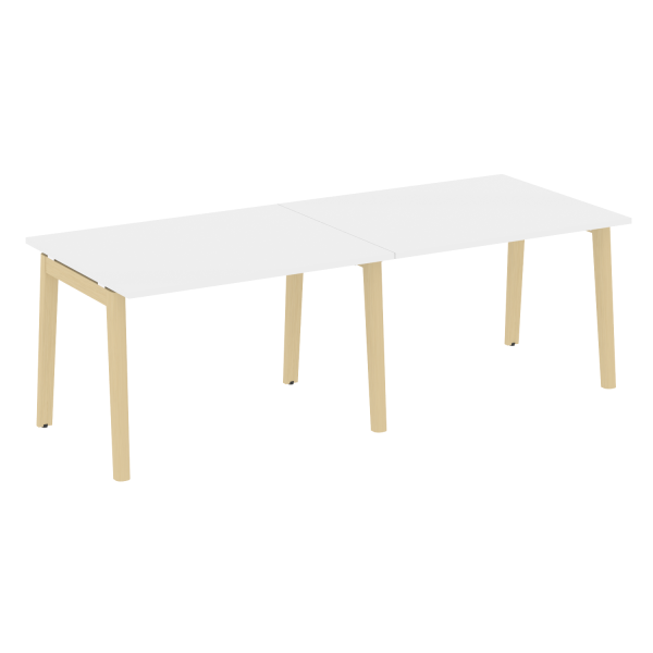 Стол переговорный на деревянных опорах Onix Wood OW.PRG-2.2 2360x980x750
