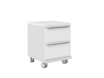 Тумба мобильная с двумя ящиками Emporio Premium EMP201 454x500x590
