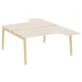 Рабочая станция на деревянных опорах Onix Wood OW.D.SA-4 1580x2395x750
