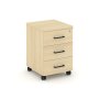 Тумба мобильная 3 ящика стандартные колеса SN.TM-002 (416х460х611)