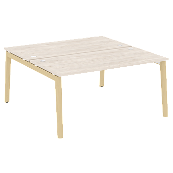 Рабочая станция на деревянных опорах Onix Wood OW.D.RS-2.4.8 1580x1635x750