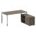 Стол для руководителя с тумбой правый БГ.СРТ-4.8 (R) 1700x1620x750