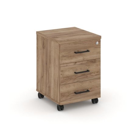 Тумба мобильная 3 ящика стандартные колеса SN.TM-002 (416х460х611)
